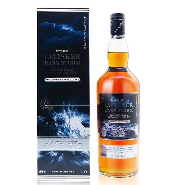 cdf会员购：TALISKER 泰斯卡 黑风暴 单一麦芽苏格兰威士忌 1000ml