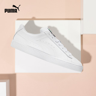PUMA彪马官方正品 新款男女同款经典休闲板鞋 BASKET 374923 43 白-蓝色-09