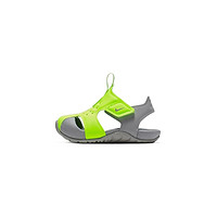 NIKE 耐克 SUNRAY PROTECT 2 (TD) 儿童凉鞋 943827-701 荧光黄/灰色 25码