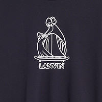 LANVIN 浪凡 SKATE滑板系列男士logoT恤 RM-TO0096-LI09-H21