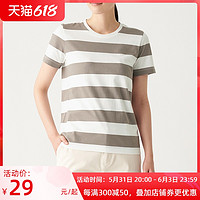 MUJI 無印良品 BBB01A0S 女士T恤