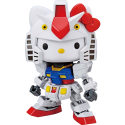 万代日韩动漫周边_bandai 万代 5058924 sdex hello kitty/rx-78-2