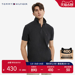 TOMMY HILFIGER 汤米·希尔费格 Tommy 22新款春夏男装经典1985系列珠地棉翻领短袖POLO衫24589