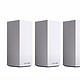 LINKSYS 领势 Velop系列 MX4200 三频4200M 千兆Mesh无线分布式路由器 Wi-Fi 6 三个装 白色