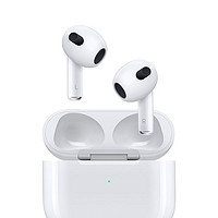 Apple 苹果 AirPods 第三代新款原装无线蓝牙耳机 AirPods3 配无线充电盒 抗汗抗水海外版