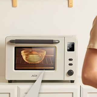 ACA 北美电器 电烤箱家用多功能独立控温低温发酵40升智能菜单热风循环ATO-E45