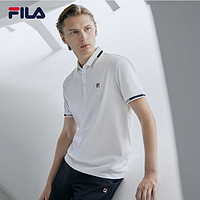 FILA 斐乐 官方男子短袖POLO衫夏季经典液氨休闲运动亲肤翻领POLO男