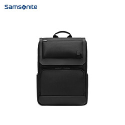Samsonite 新秀丽 双肩包电脑包男士背包大容量时尚旅行包黑色15.6英寸QE6*09001