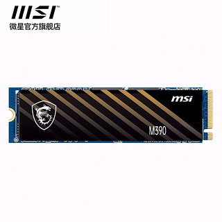 MSI 微星 SPATIUM黑竞M390 500g 1t ssd 台式机笔记本电脑固态硬盘M.2nvme M390 1TB  NVMe