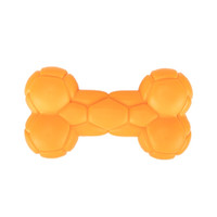 宜特(eetoys)狗玩具磨牙耐咬橡胶球小中型训犬训练球发声球玩具宠物互动用品 吹塑小号足球 大号吹塑发声骨头(蓝色)