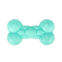 宜特(eetoys)狗玩具磨牙耐咬橡胶球小中型训犬训练球发声球玩具宠物互动用品 吹塑小号足球 小号吹塑发声骨头(蓝色)