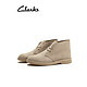 Clarks 其乐 男士经典英伦沙漠靴复古工装靴马丁靴男潮靴Desert Boot 2 沙色