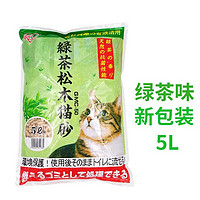 IRIS 爱丽思 绿茶松木猫砂 5L 新款包装