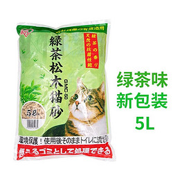 IRIS 爱丽思 绿茶松木猫砂 5L 新款包装