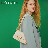 La Festin 拉菲斯汀 包包2021新款时尚单肩斜挎包女士质感小众ins链条小方包