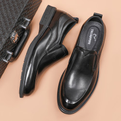 trumppipe 名人烟斗 2022春季新款男士皮鞋英伦风一脚蹬商务休闲男鞋