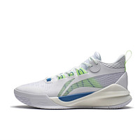 LI-NING 李宁 音速 10 TD 团队款 男子篮球鞋 ABPS015-1 标准白/荧光绿 41