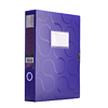 SUNWOOD 三木 柏拉图系列 FBE4007 A4档案盒 紫色 55mm  单个装
