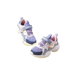 QIAODAN 乔丹 QM2120406 女童休闲运动鞋 纯净紫/海雾蓝 30码