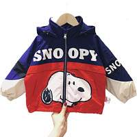 SNOOPY 史努比 20QW086 儿童棉服 大红色 90cm