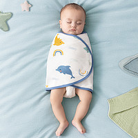 贝肽斯 婴儿防惊跳睡袋 25-29° 海豚