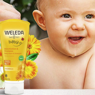 WELEDA 维蕾德 金盏花系列 婴幼儿洗发沐浴露 200ml