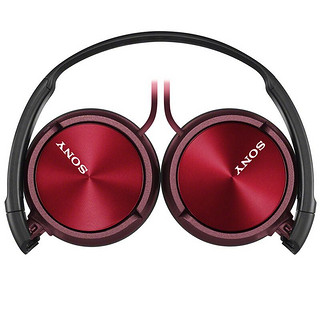 SONY 索尼 MDR-ZX310 耳罩式头戴式有线耳机 红色