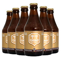 PLUS会员：CHIMAY 智美 金帽啤酒330ml*6瓶