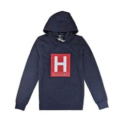 TOMMY HILFIGER 汤米·希尔费格 黑色长袖连帽卫衣TOMMY HILFIGER-09T4083