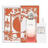 HERMÈS 爱马仕 香港直发hermes爱马仕泻湖花园100ml+身体乳80ml两件套东方花香调