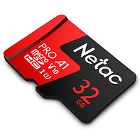 Netac 朗科 32GB TF存储卡 A1 U1 V10 4K