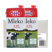 88VIP、有券的上：MLEKOVITA 妙可 全脂纯牛奶 1L*12盒