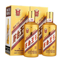 MOUTAI 茅台 金王子酒 53%vol 酱香型白酒 500ml*2瓶 双支装