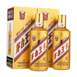 MOUTAI 茅台 金王子酒 53%vol 酱香型白酒 500ml*2瓶 双支装