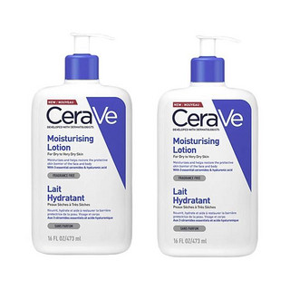 CeraVe 适乐肤 修护保湿润肤乳双支装(共润肤乳473ml*2支)(赠同款20ml*2)