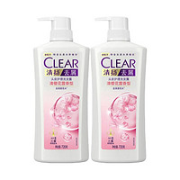 CLEAR 清扬 去屑头皮护理洗发露 清樱花露香型 720ml*2