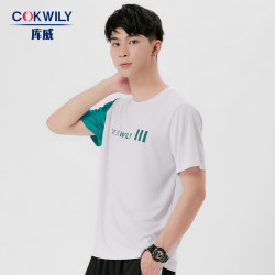 COKWILY 库威 男款运动T恤短袖