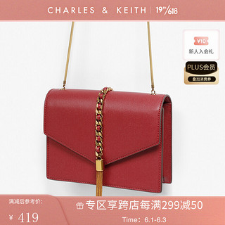 CHARLES & KEITH CHARLES＆KEITH包包女包斜跨包信封包小包单肩包女CK2-20160030 红色