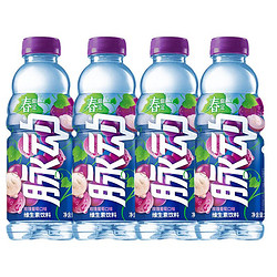 Mizone 脉动 玫瑰葡萄味功能运动饮料 600ml*4瓶