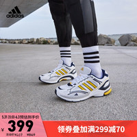 adidas阿迪达斯官网SPIRITAIN 2000男女运动休闲实用舒适复古跑步运动鞋GY8010 白/深藏青蓝/黄/GY8007 38(235mm) 41(255mm) 白/深藏青蓝/黄/GY8007