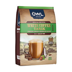 OWL 猫头鹰 白咖啡粉 榛果味 600g*2件装