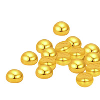 CUILU 翠绿 圆珠足金豆