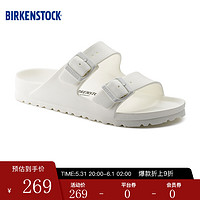 BIRKENSTOCK 勃肯 女同款凉拖EVA拖鞋外穿沙滩鞋德国进口Arizona系列 绿色-正常1019094 42 白色-正常版129441