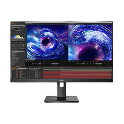 PHILIPS 飞利浦 275S9DRL 27英寸 VA FreeSync 显示器（2560×1440、75Hz、98.94%sRGB、HDR10）