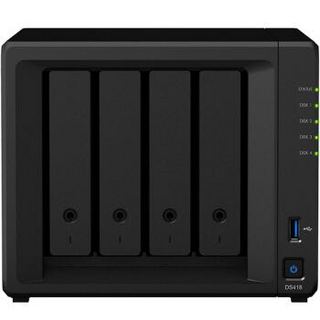 Synology 群晖 DS418 4盘位NAS（RTD1296、2GB）