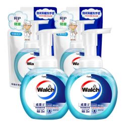 Walch 威露士 泡沫抑菌洗手液 900ml（225ml*2瓶+225ml*2袋）