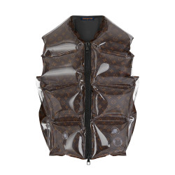 louisvuitton路易威登lvmonogram男士帆布充气背心空气马甲