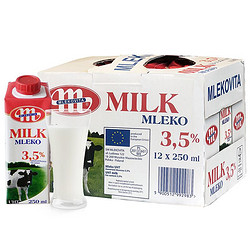 MLEKOVITA 妙可 全脂牛奶纯牛奶 250ml*12盒