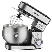 KONKA 康佳 厨师机多功能小型和面机揉面打蛋全自动家用不锈钢商用搅拌机