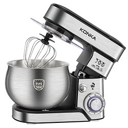 KONKA 康佳 厨师机多功能小型和面机揉面打蛋全自动家用不锈钢商用搅拌机